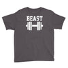 new beast dumbbell muscle Youth Tee