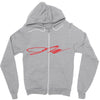 jake paul signature red Zipper Hoodie