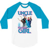 uncle of the birthday girl 3/4 Sleeve Shirt
