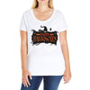 happy halloween Ladies Curvy T-Shirt