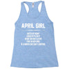April Girl Hated By Many Racerback Tank