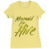 mermaid for hire Ladies Fitted T-Shirt