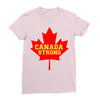 canada strong Ladies Fitted T-Shirt