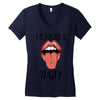 Women's March The Future is Nasty Women's V-Neck T-Shirt