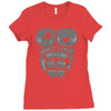 gunshot gorilla chest tee Ladies Fitted T-Shirt