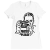 photos please Ladies Fitted T-Shirt