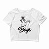mom of boys Crop Top