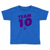 team 10 purple Toddler T-shirt