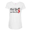 i'm that crazy girl who loves betty boop a lot Maternity Scoop Neck T-shirt