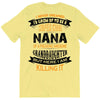 Super Cool Nana Of A Freaking Awesome Granddaughter T-Shirt