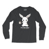too early (black) Long Sleeve Shirts