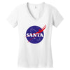 santa nasa Women's V-Neck T-Shirt