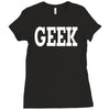 geek Ladies Fitted T-Shirt