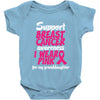 I Wear Pink For My Granddaughter Baby Onesie