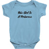 A PRINCESS Baby Bodysuit
