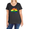 Australia Lgbt Ladies Curvy T-Shirt