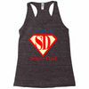 bob is super dad Racerback Tank