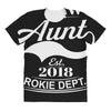 New Aunt 2018 Rokie Dept. All Over Women's T-shirt