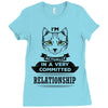 I Am Cat Actually In A Very Commited Relationship Ladies Fitted T-Shirt
