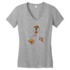 Gas Mask Women's V-Neck T-Shirt