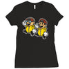 paper bad duo Ladies Fitted T-Shirt