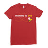 Mommy to Bee Baby Girl Ladies Fitted T-Shirt
