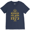 kings are born in 1973 V-Neck Tee