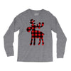 lumberjack reindeer Long Sleeve Shirts