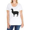 comosellama Ladies Curvy T-Shirt