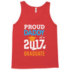 Class of 2017 Proud Daddy Graduation Tank Top
