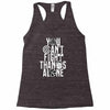 Fight Alone Avengers Racerback Tank