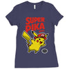 super pika bros Ladies Fitted T-Shirt