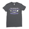 I Love Someone with Hodgkin's Cancer to The Moon and Back to Infinity Ladies Fitted T-Shirt