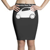 only smarties have the answer'   funny Pencil Skirts