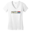 Vegan Parody Cobra Commander Women's V-Neck T-Shirt
