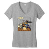 duck slap! Women's V-Neck T-Shirt