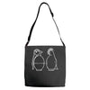 dove v's grenade banksy art Adjustable Strap Totes
