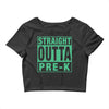 straight outta pre k Crop Top