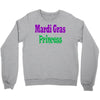 mardi gras princess Crewneck Sweatshirt