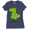 legosaurus rex Ladies Fitted T-Shirt
