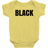 black Baby Bodysuit