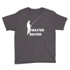 aster baiter mens rude fishing Youth Tee