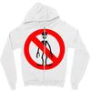 stop alien Zipper Hoodie