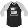 retro floppy 3/4 Sleeve Shirt