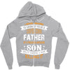 Super Cool Father Of A Freaking Awesome Son Zipper Hoodie