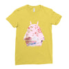 totoro with asian landscape Ladies Fitted T-Shirt