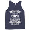 Super Cool Pops Of A Freaking Awesome Granddaughter Tank Top