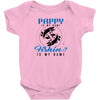 Pappy is my Name Fishing Is My Game Baby Onesie