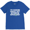 I Am Kicking Cancers Butt Whats Your Superpower ? V-Neck Tee