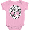 cat skull Baby Bodysuit